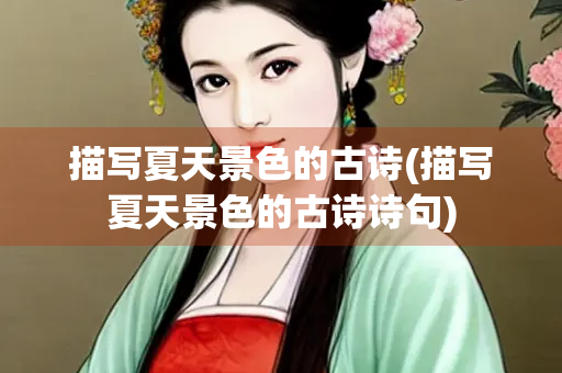 描写夏天景色的古诗(描写夏天景色的古诗诗句)