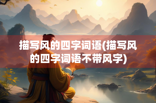 描写风的四字词语(描写风的四字词语不带风字) 描写风的四字词语(描写风的四字词语不带风字)