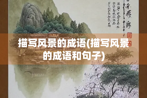描写风景的成语(描写风景的成语和句子) 描写风景的成语(描写风景的成语和句子)