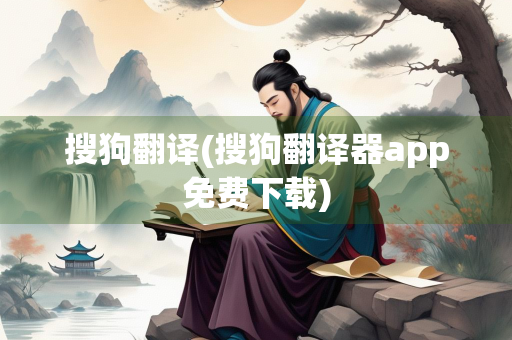 搜狗翻译(搜狗翻译器app免费下载) 搜狗翻译(搜狗翻译器app免费下载)
