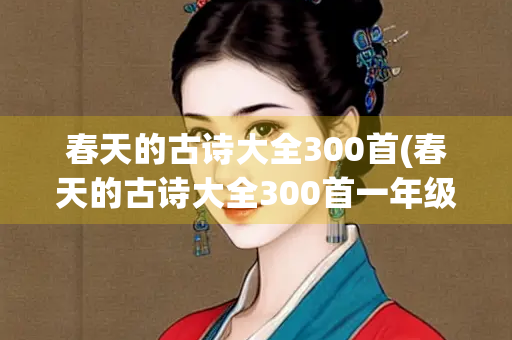 春天的古诗大全300首(春天的古诗大全300首一年级)