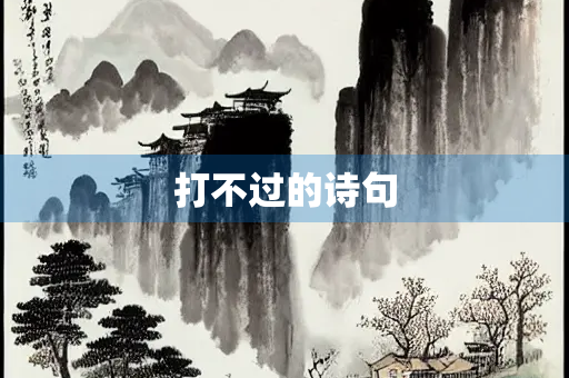 打不过的诗句