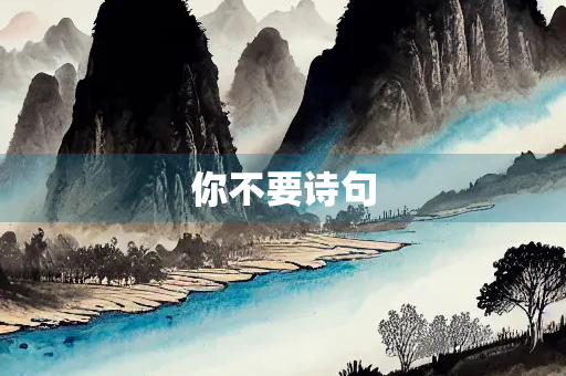 你不要诗句