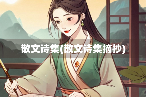 散文诗集(散文诗集摘抄) 散文诗集(散文诗集摘抄)