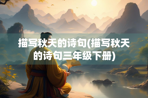 描写秋天的诗句(描写秋天的诗句三年级下册)