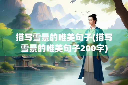 描写雪景的唯美句子(描写雪景的唯美句子200字)