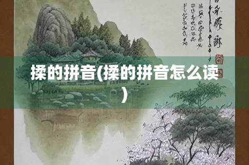 揉的拼音(揉的拼音怎么读)