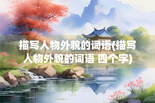 描写人物外貌的词语(描写人物外貌的词语 四个字)