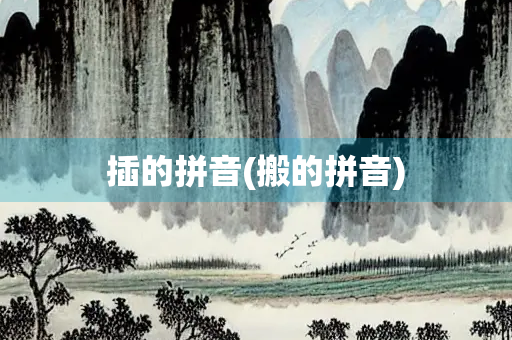 插的拼音(搬的拼音)