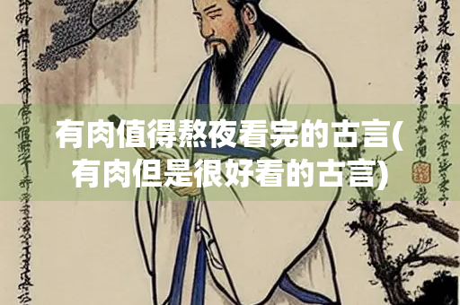 有肉值得熬夜看完的古言(有肉但是很好看的古言)