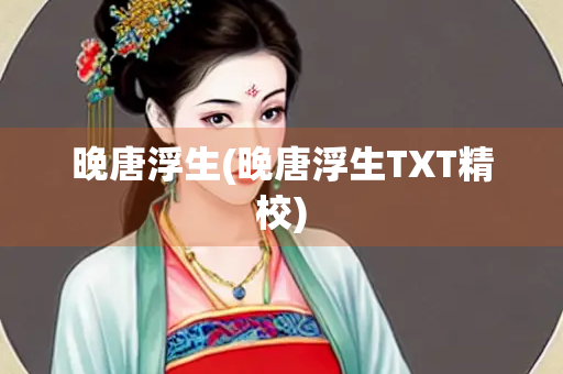 晚唐浮生(晚唐浮生TXT精校)