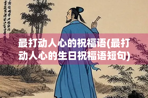 最打动人心的祝福语(最打动人心的生日祝福语短句)