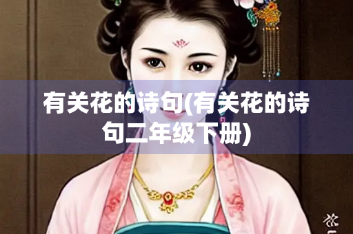 有关花的诗句(有关花的诗句二年级下册)