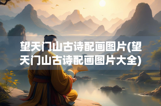 望天门山古诗配画图片(望天门山古诗配画图片大全)