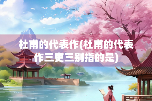 杜甫的代表作(杜甫的代表作三吏三别指的是) 杜甫的代表作(杜甫的代表作三吏三别指的是)