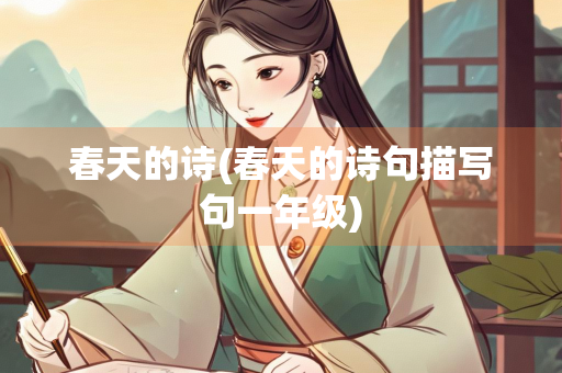 春天的诗(春天的诗句描写句一年级)