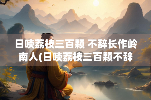 日啖荔枝三百颗 不辞长作岭南人(日啖荔枝三百颗不辞长作岭南人的意思)