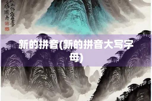 新的拼音(新的拼音大写字母)