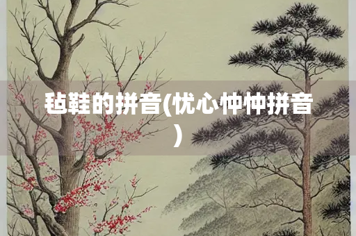 毡鞋的拼音(忧心忡忡拼音) 毡鞋的拼音(忧心忡忡拼音)