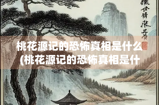 桃花源记的恐怖真相是什么(桃花源记的恐怖真相是什么抖音)