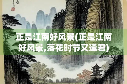 正是江南好风景(正是江南好风景,落花时节又逢君)