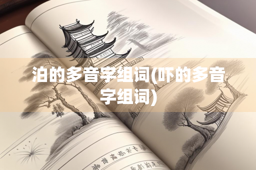 泊的多音字组词(吓的多音字组词)