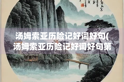 汤姆索亚历险记好词好句(汤姆索亚历险记好词好句第一章)