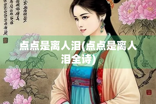 点点是离人泪(点点是离人泪全诗)