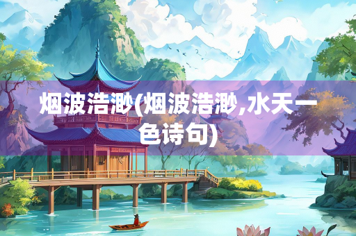 烟波浩渺(烟波浩渺,水天一色诗句)