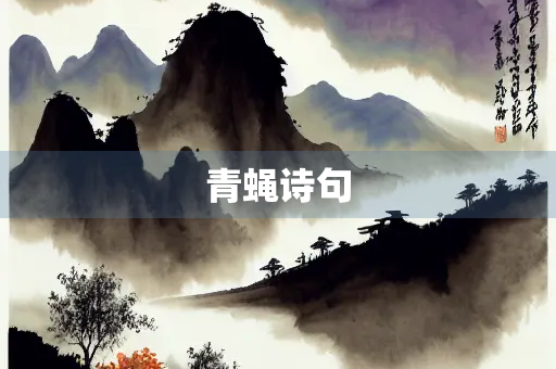 青蝇诗句