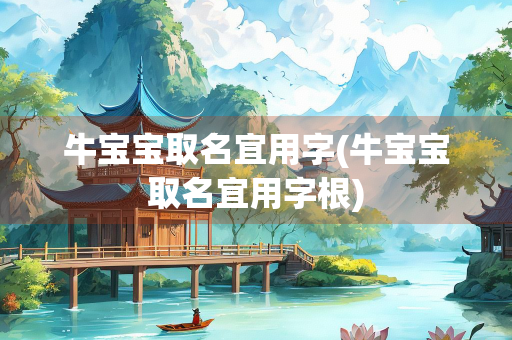 牛宝宝取名宜用字(牛宝宝取名宜用字根)