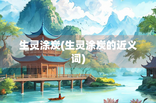 生灵涂炭(生灵涂炭的近义词)