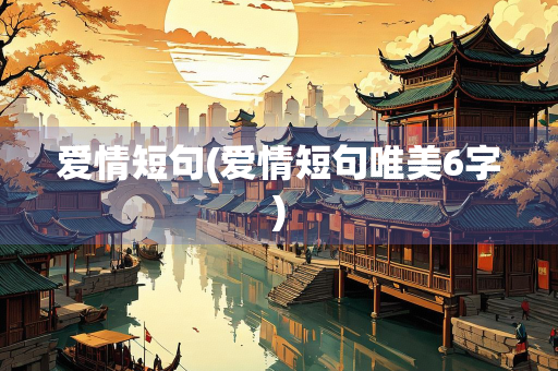 爱情短句(爱情短句唯美6字)