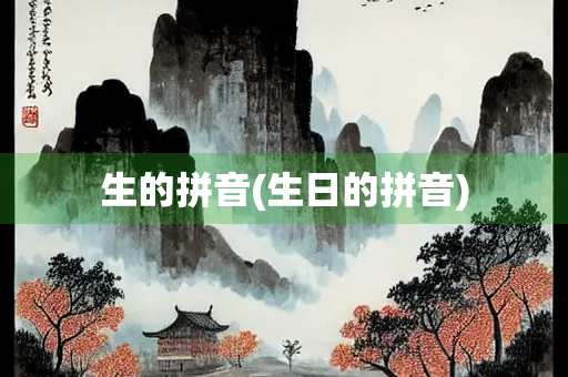 生的拼音(生日的拼音)