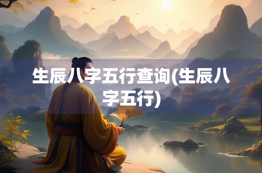 生辰八字五行查询(生辰八字五行) 生辰八字五行查询(生辰八字五行)