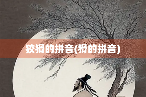狡猾的拼音(猾的拼音)