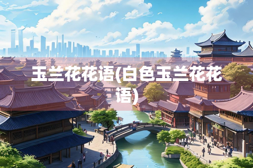 玉兰花花语(白色玉兰花花语)