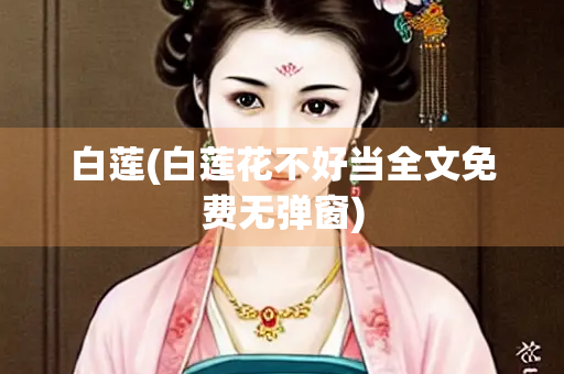 白莲(白莲花不好当全文免费无弹窗)