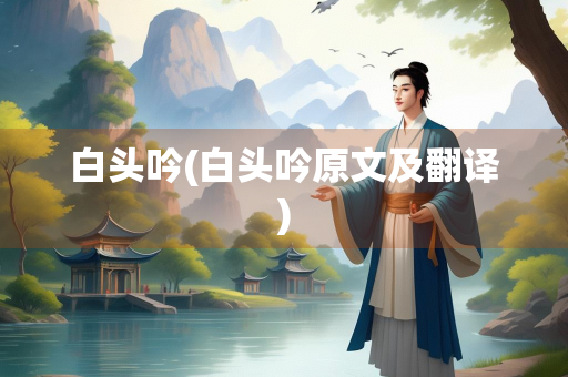 白头吟(白头吟原文及翻译)