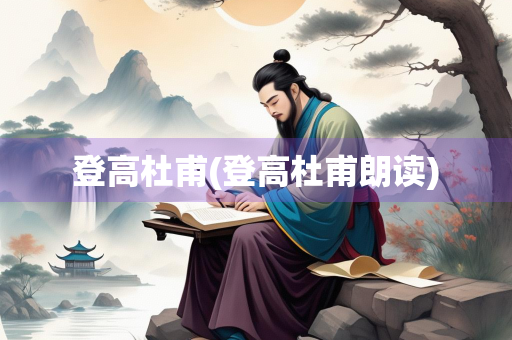 登高杜甫(登高杜甫朗读)