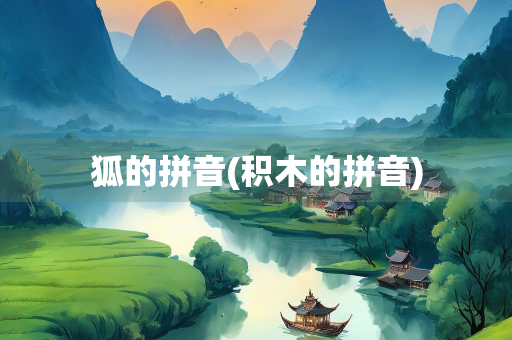 狐的拼音(积木的拼音)