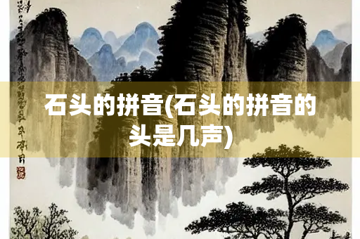 石头的拼音(石头的拼音的头是几声)