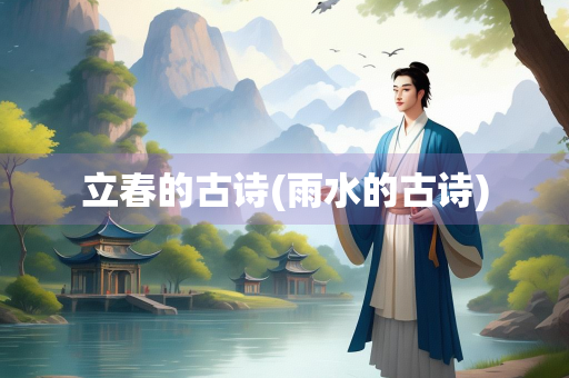 立春的古诗(雨水的古诗)