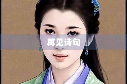 再见诗句