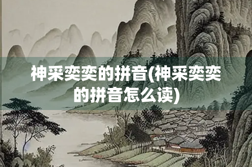 神采奕奕的拼音(神采奕奕的拼音怎么读)