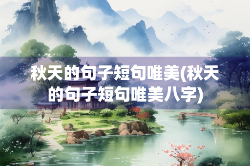 秋天的句子短句唯美(秋天的句子短句唯美八字)