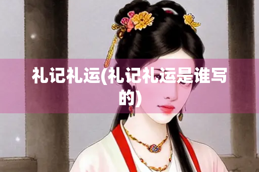 礼记礼运(礼记礼运是谁写的)