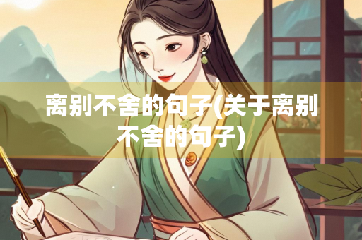 离别不舍的句子(关于离别不舍的句子)
