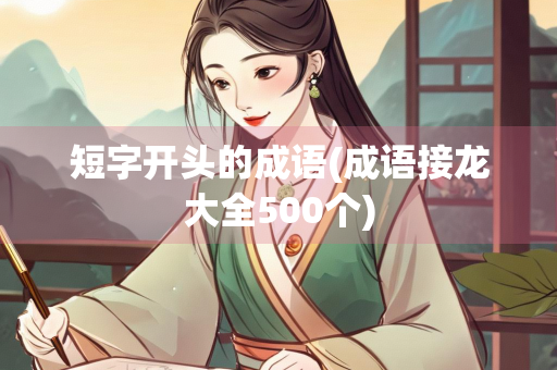 短字开头的成语(成语接龙大全500个)