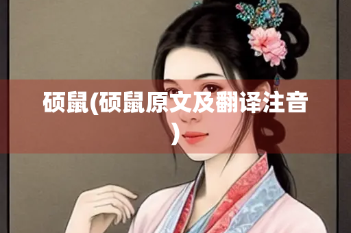 硕鼠(硕鼠原文及翻译注音)